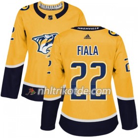 Nashville Predators Trikot Kevin Fiala 22 Adidas 2017-2018 Gold Authentic - Dame